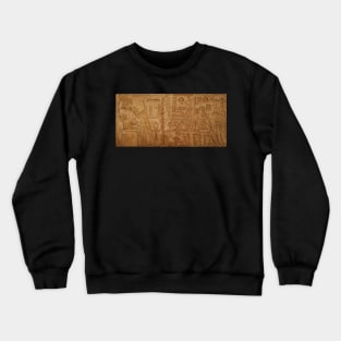 Egyptian hieroglyphs. British Museum, London Crewneck Sweatshirt